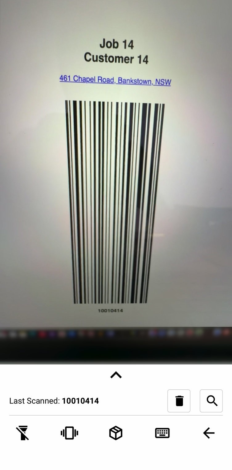The Pre-Scan scanner, showing Last Scanned along the bottom