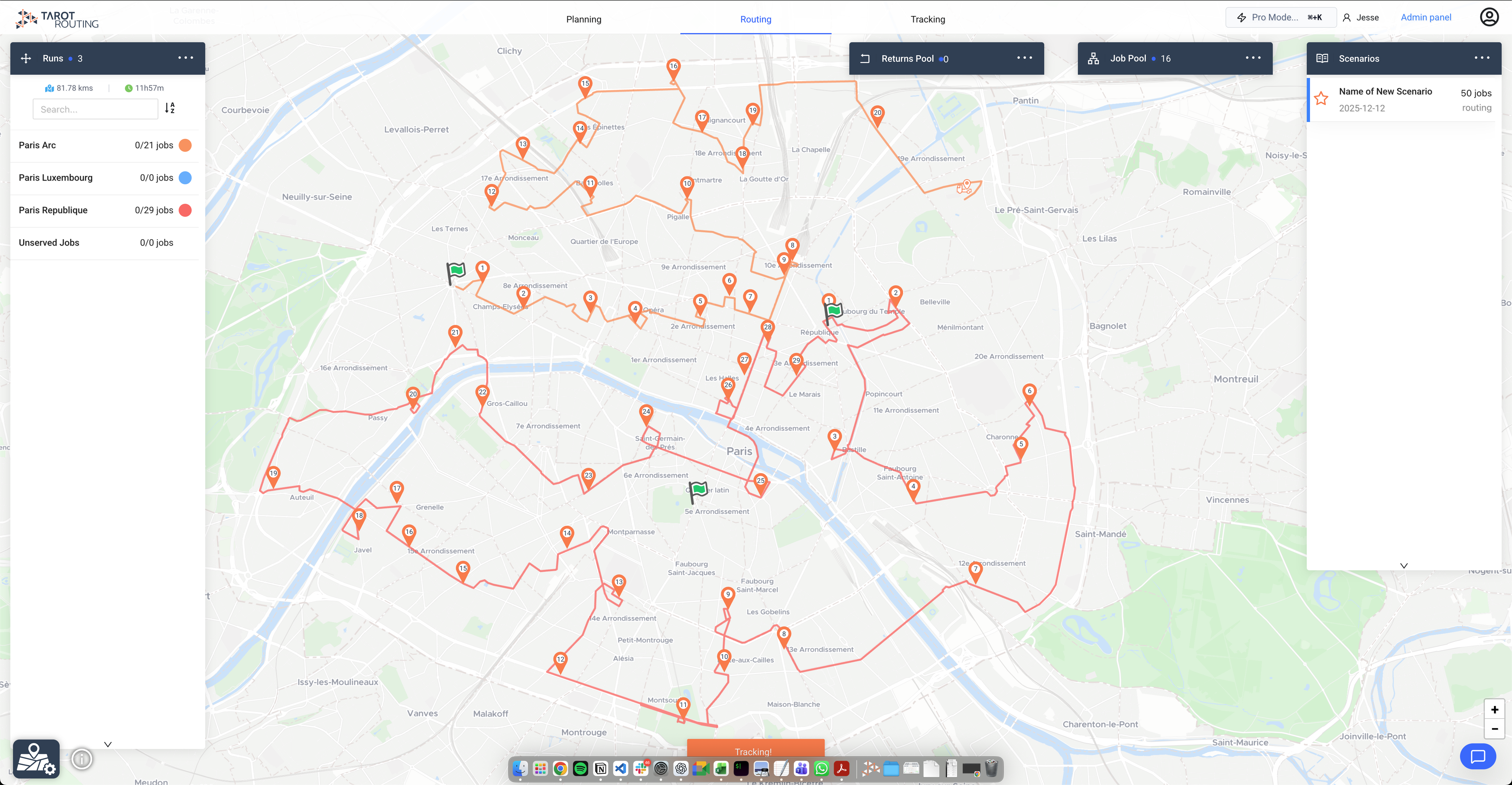 Routing stage overview